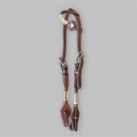 CABEÇADA ORELHA- FIVELA LARGA C_ MARGARIDA E CHARROA PHCB012