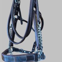 Cabresto em Couro Conformação com Chapas - PHCT010